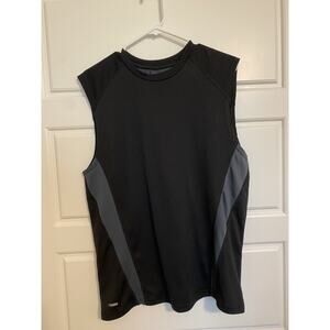 Training Fit Active Shooter Shirt Mens Large 42-44 Gray And Black Sleeveless